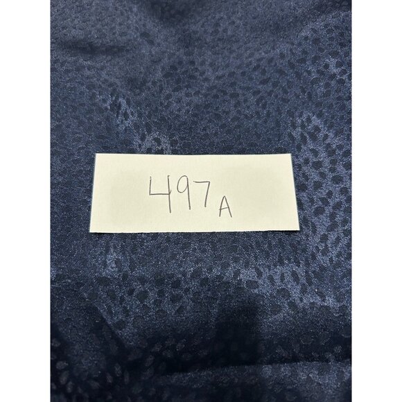 Vintage Emily Daniel Intimate Navy and White Robe With Belt SZ Large - Picture 9 of 9